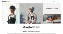 Desktop Screenshot of mirogliofashion.com